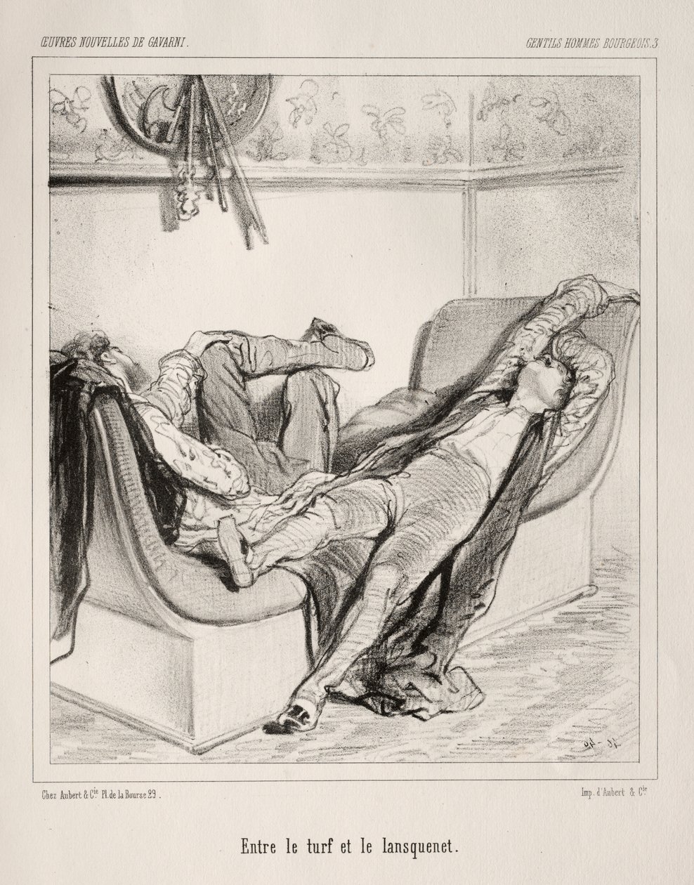 Gentils Hommes Bourgeois door Paul Gavarni