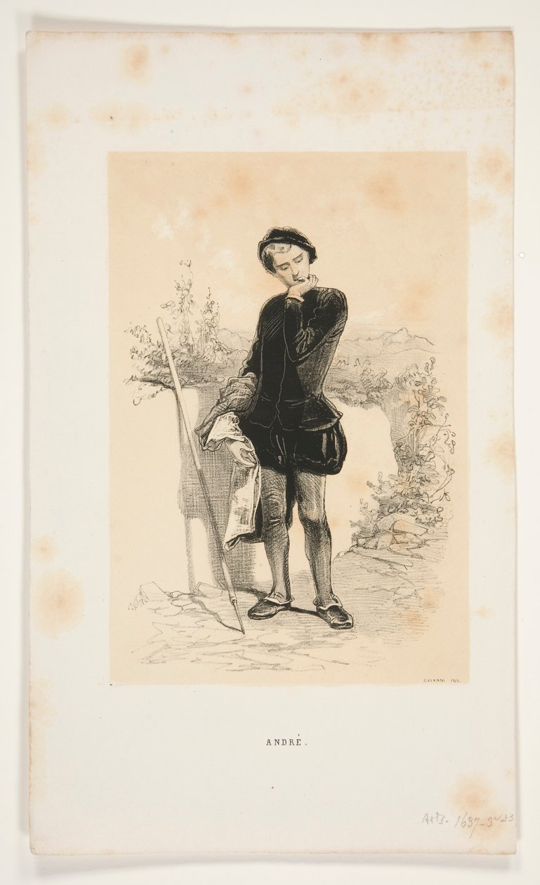 HENRI IV ENFANT. door Paul Gavarni