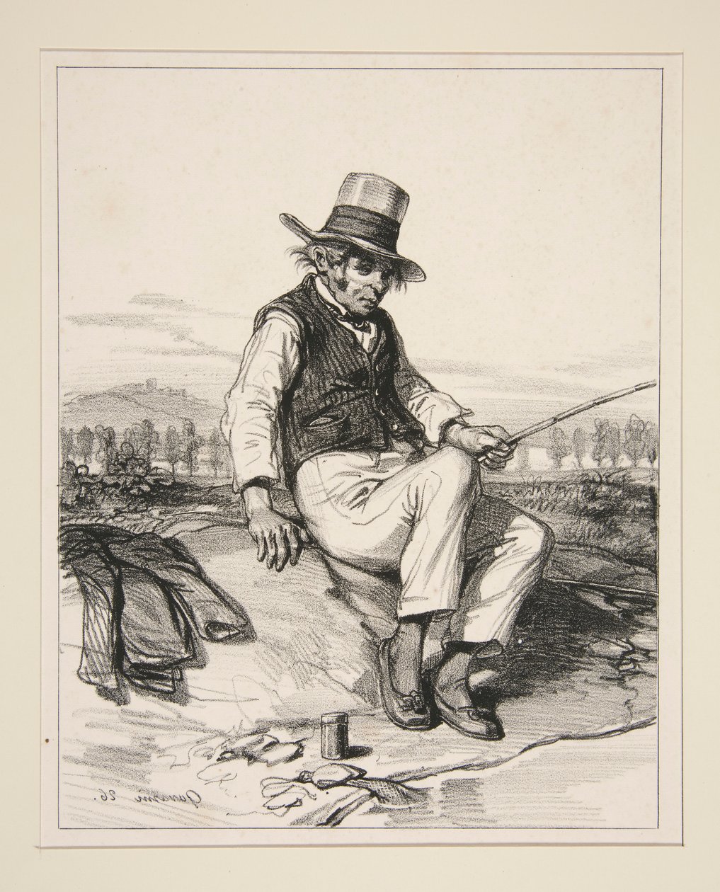 JEROME SAUVAGE, (ook wel Pere Belenfant genoemd) door Paul Gavarni