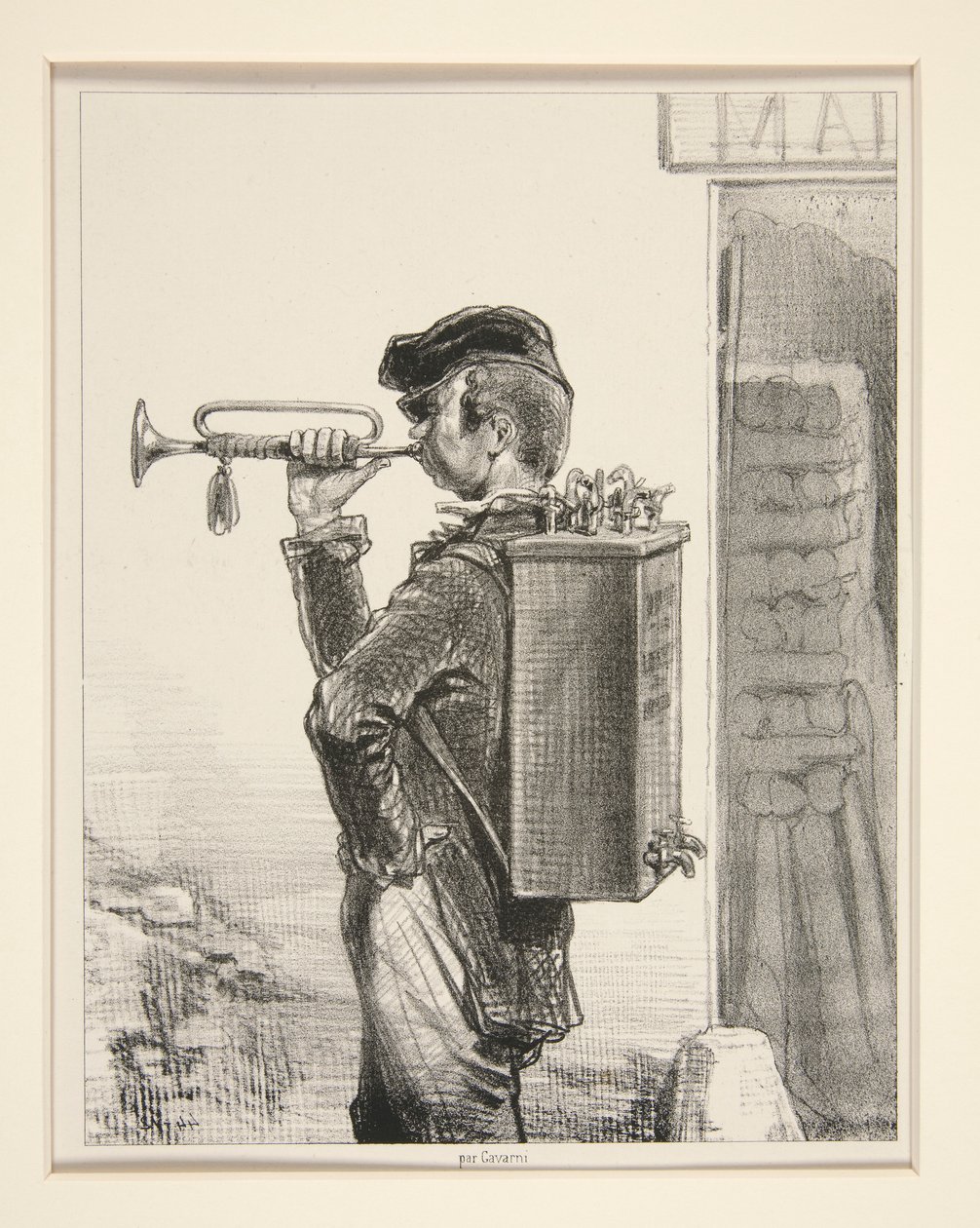 LE MARCHAND DE ROBINETS door Paul Gavarni