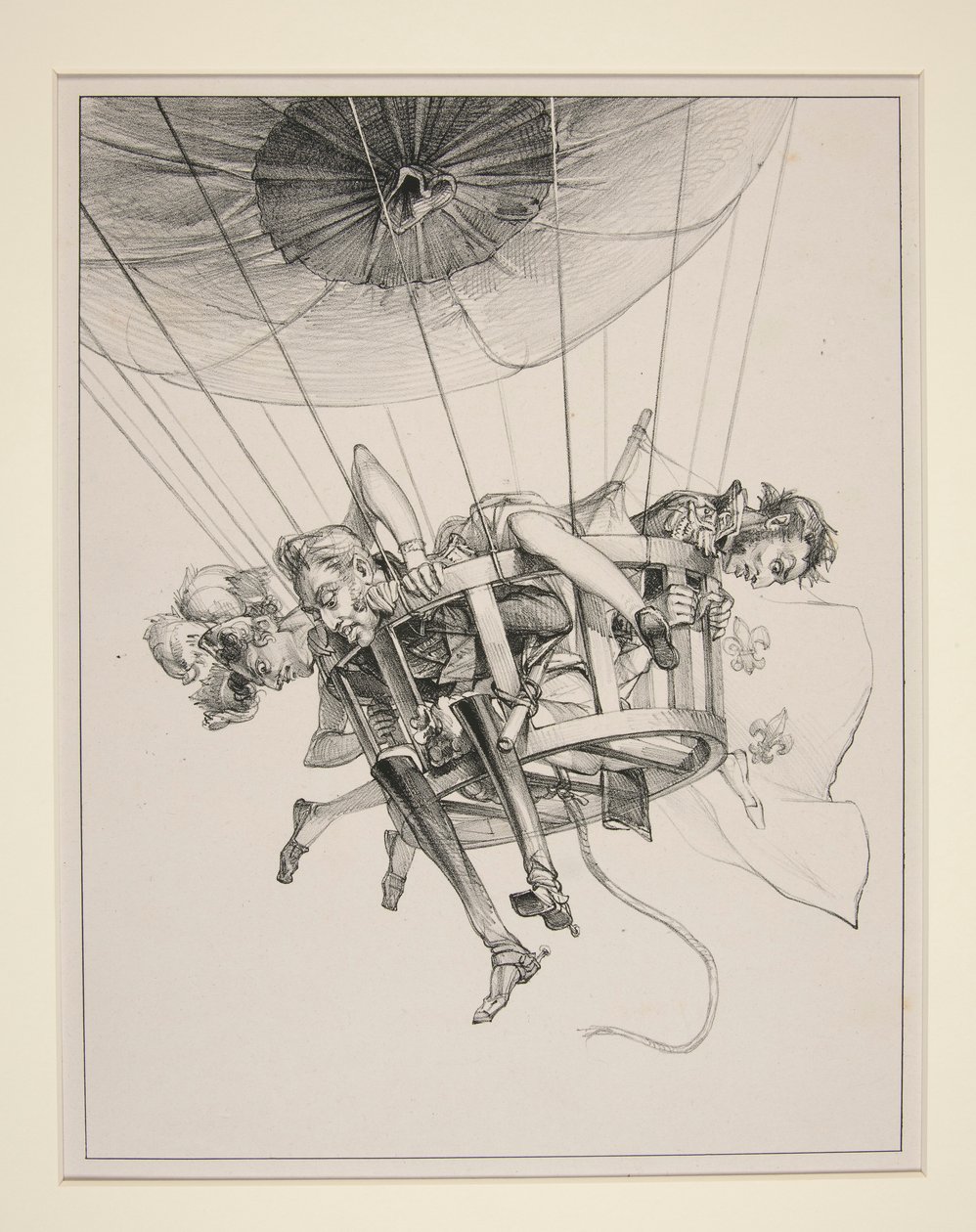De Verloren Ballon door Paul Gavarni