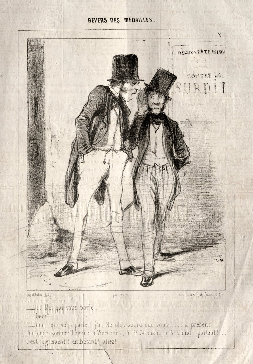 Revers des Médailles door Paul Gavarni