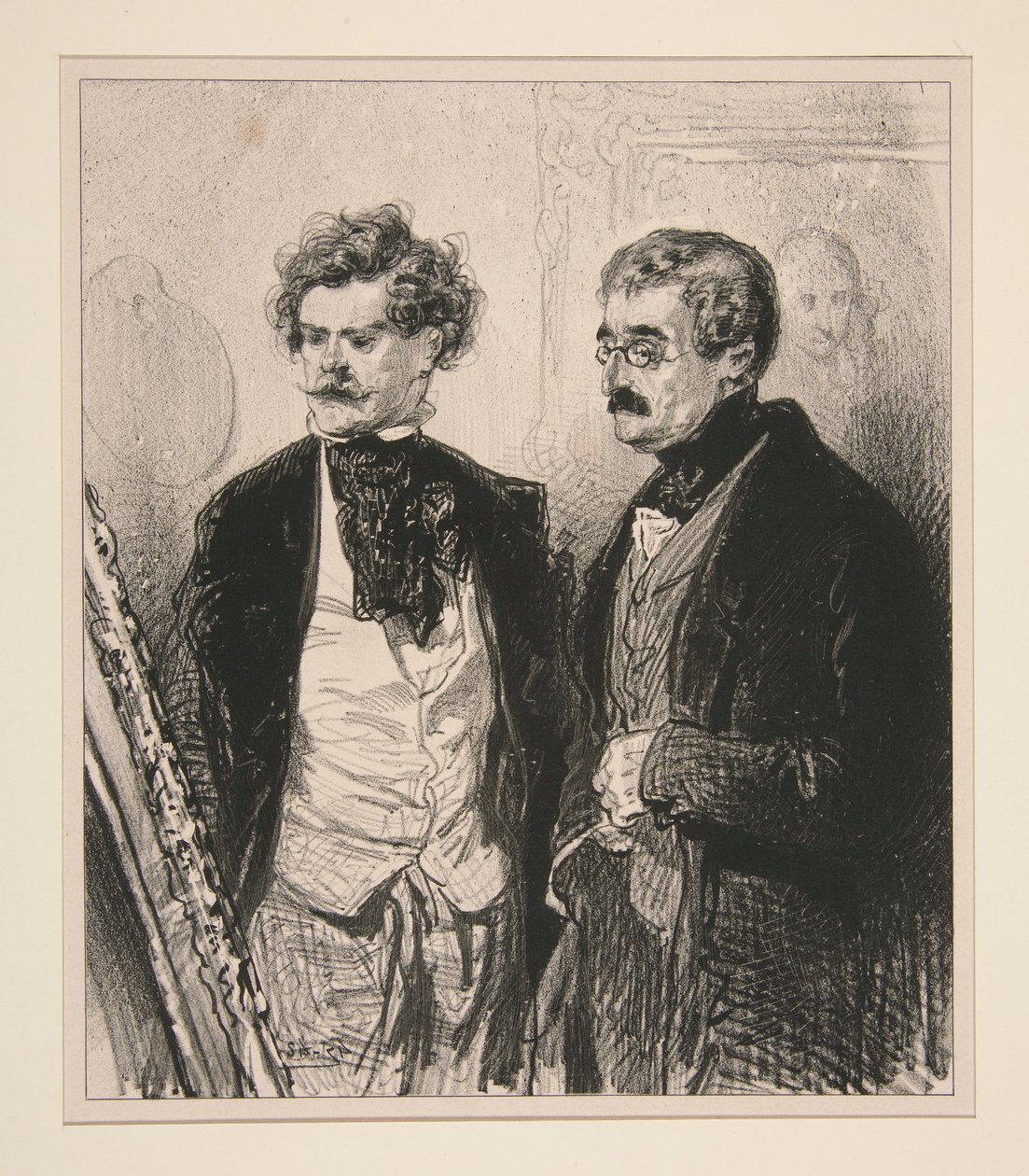 Een charmant portret door Paul Gavarni