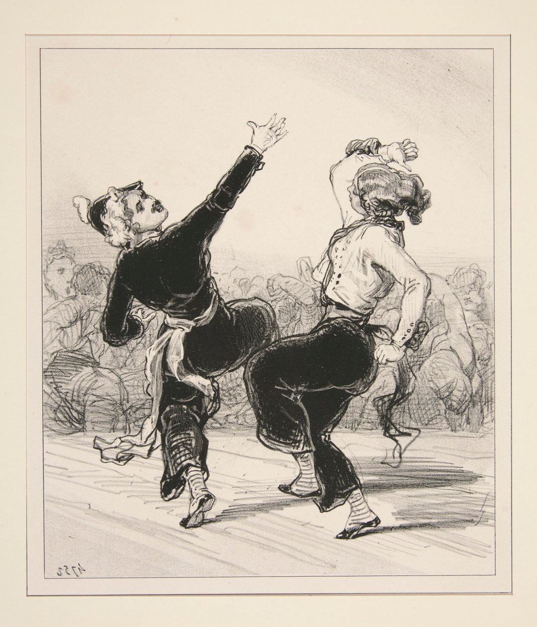 Een menuet door Paul Gavarni