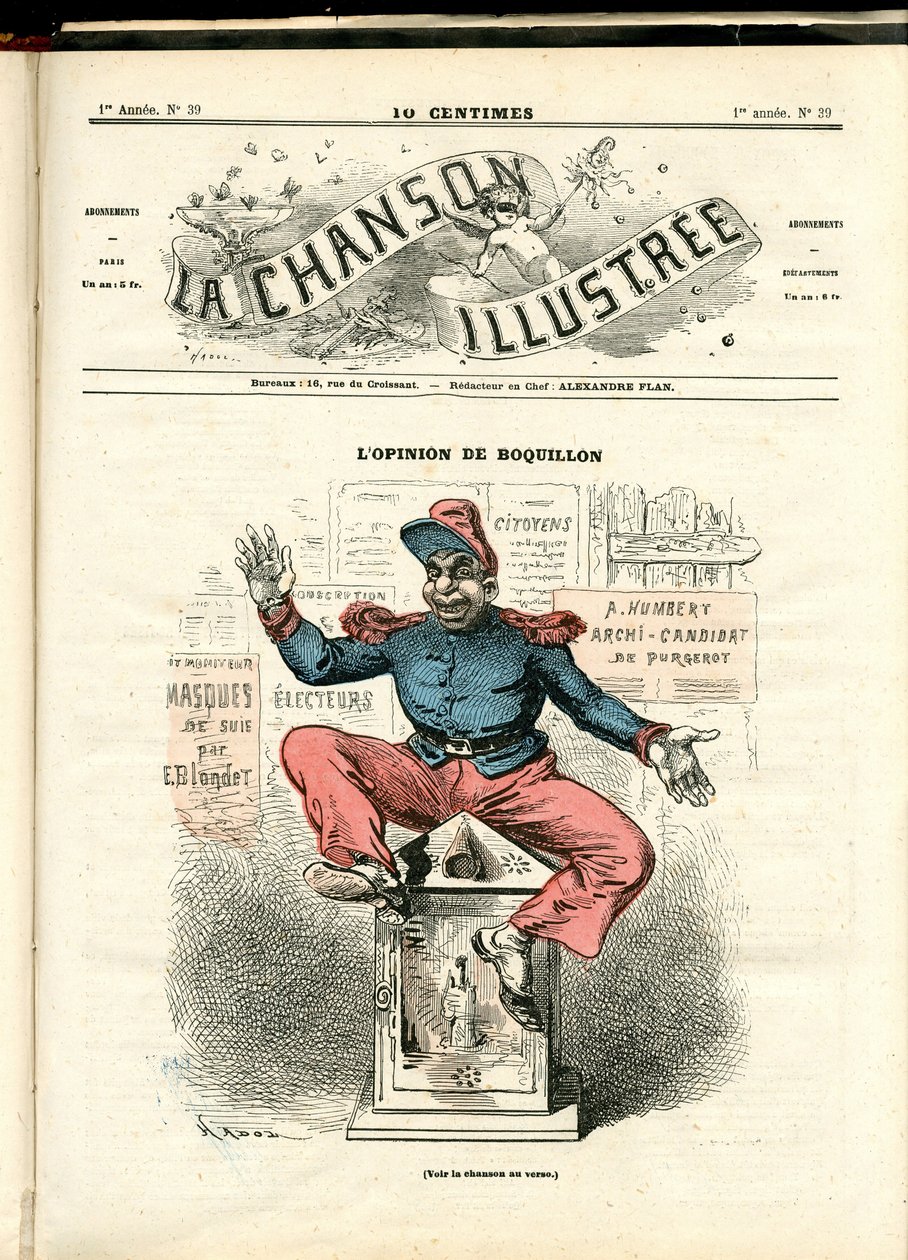 La Chanson illustrée (tijdschrift), nummer 39 door Paul Hadol