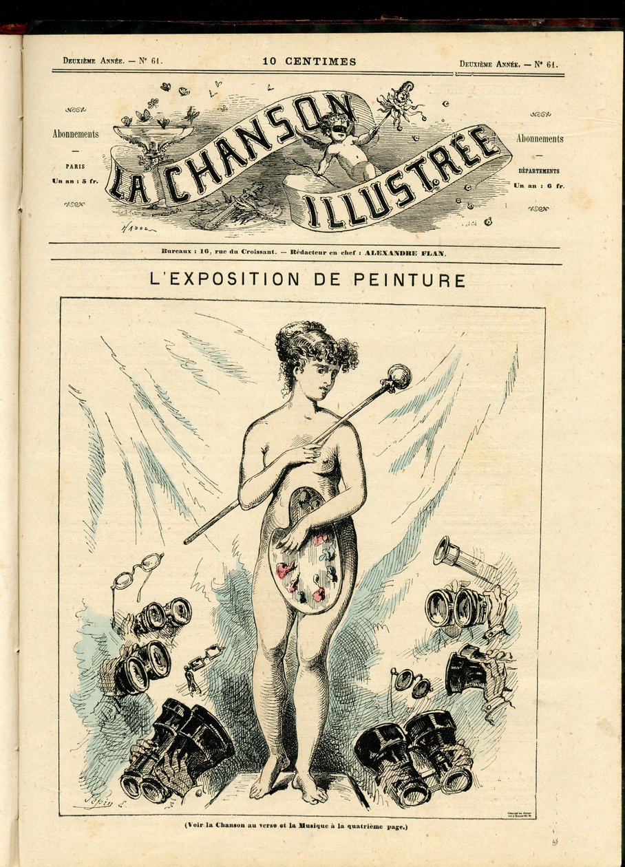 La Chanson illustree (tijdschrift), nummer 61 door Paul Hadol