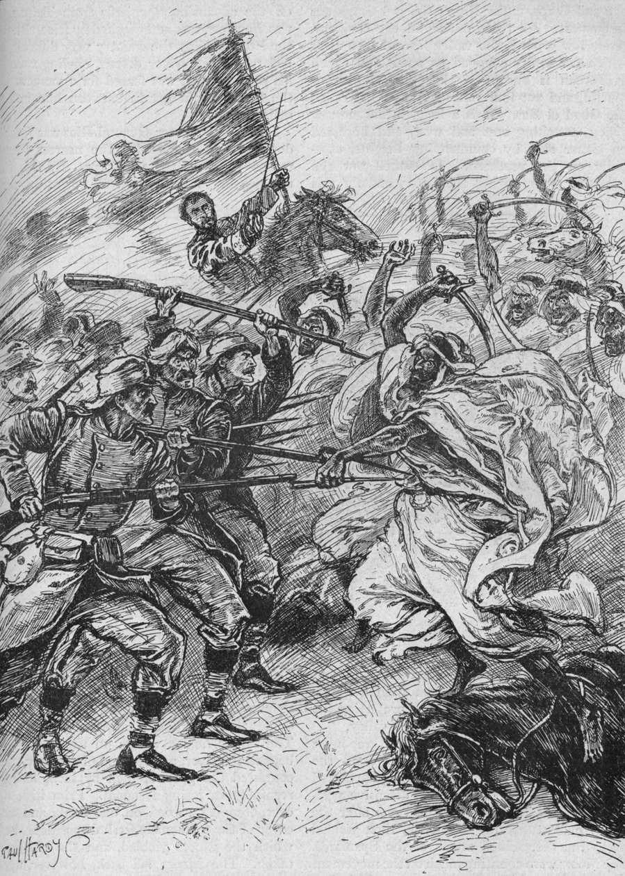 Moren en Spanjaarden Onlosmakelijk Vermengd, 1902 door Paul Hardy