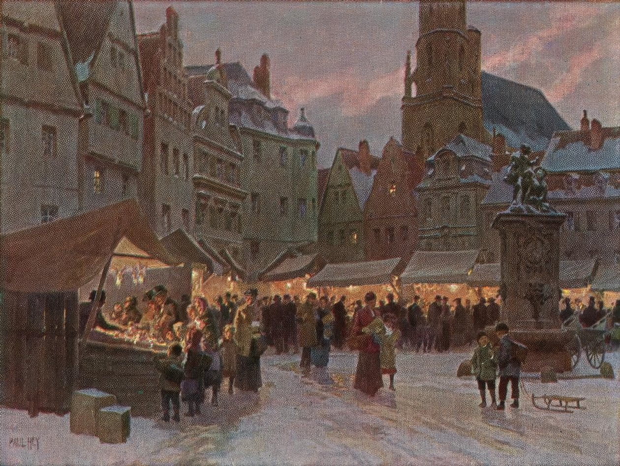 Kerstmarkt door Paul Hey