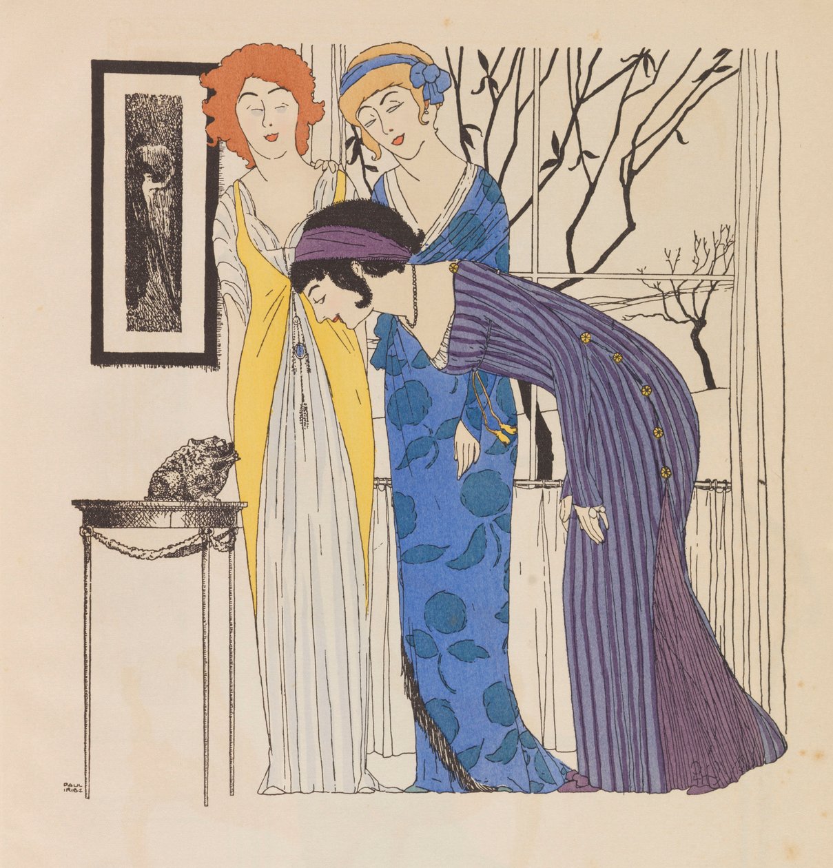 De jurken van Paul Poiret, 1908 door Paul Iribe