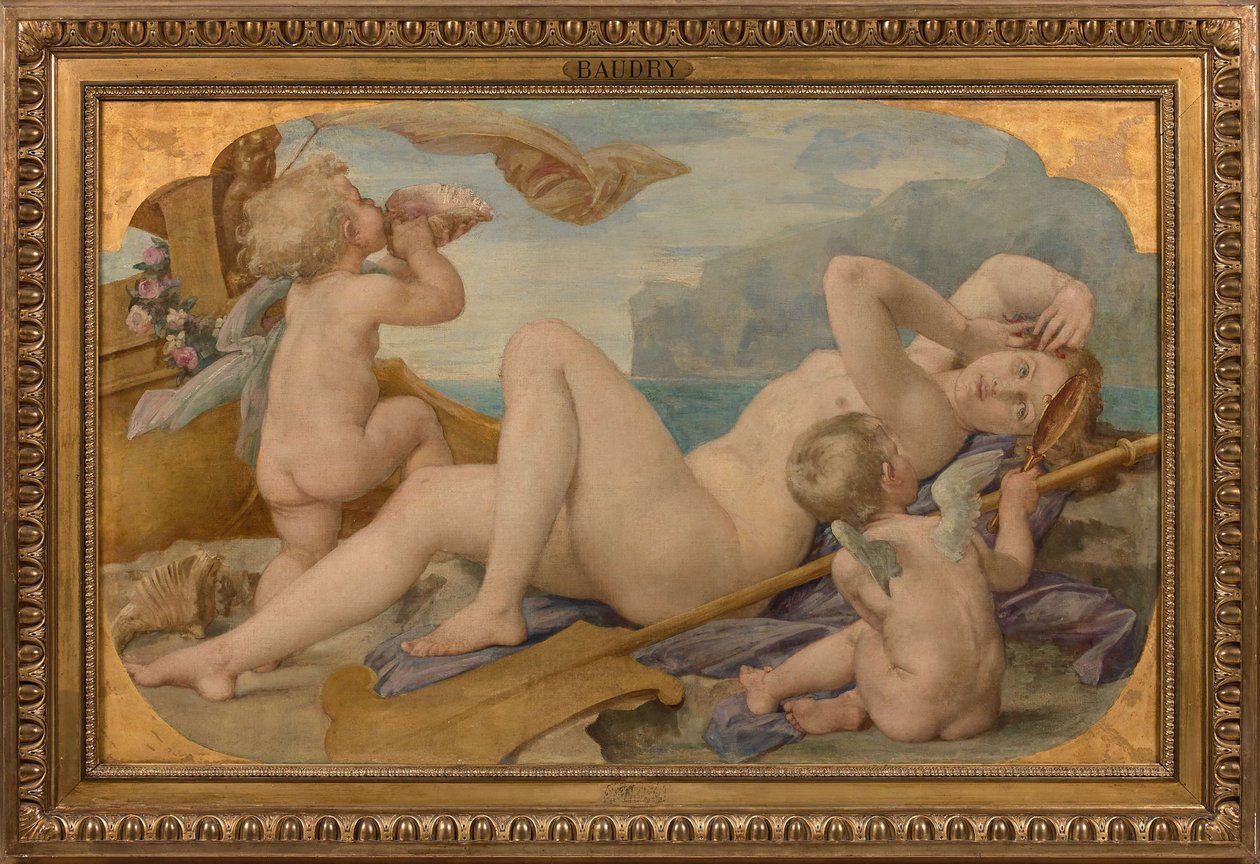 Cybele en Amphitrite door Paul Jacques Aimé Baudry