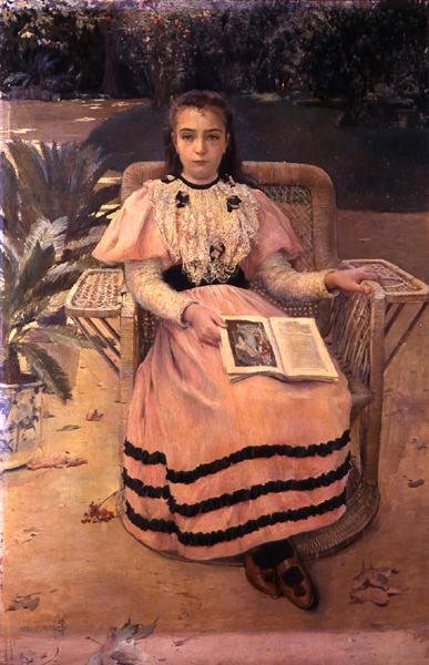 Mademoiselle R. door Paul Jean Gervais