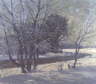 Winterlandschap door Paul Johann Walch