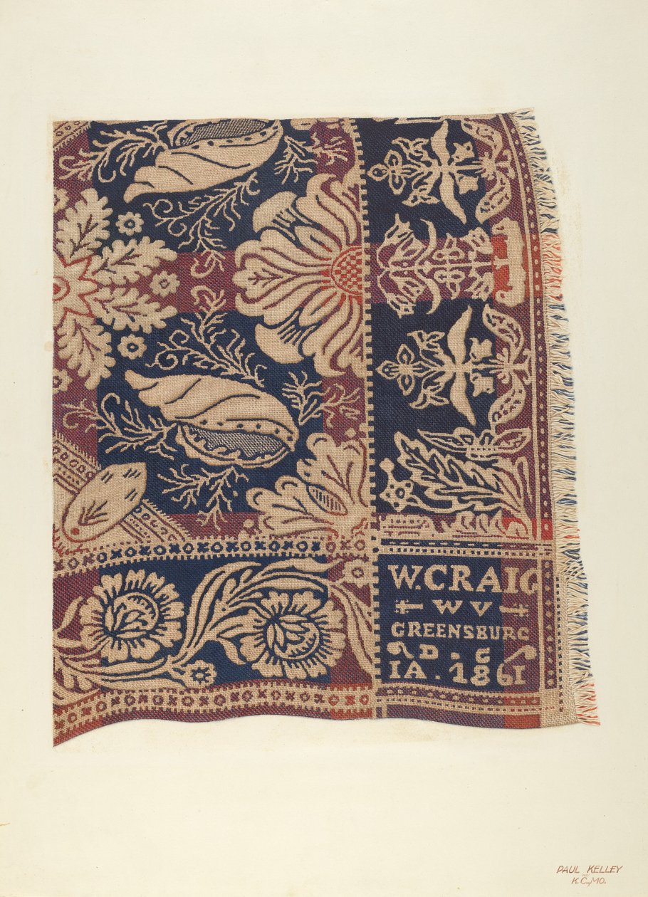Jacquard Deksel door Paul Kelly