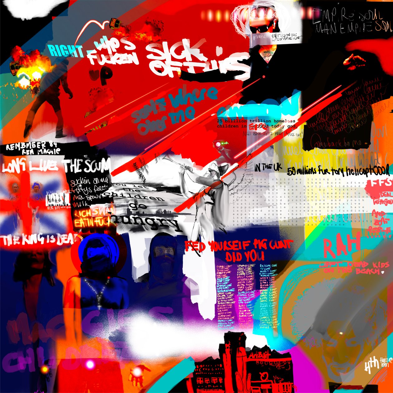 Miljard biljoen, 2024 (digitale kunst) door Paul Kempton