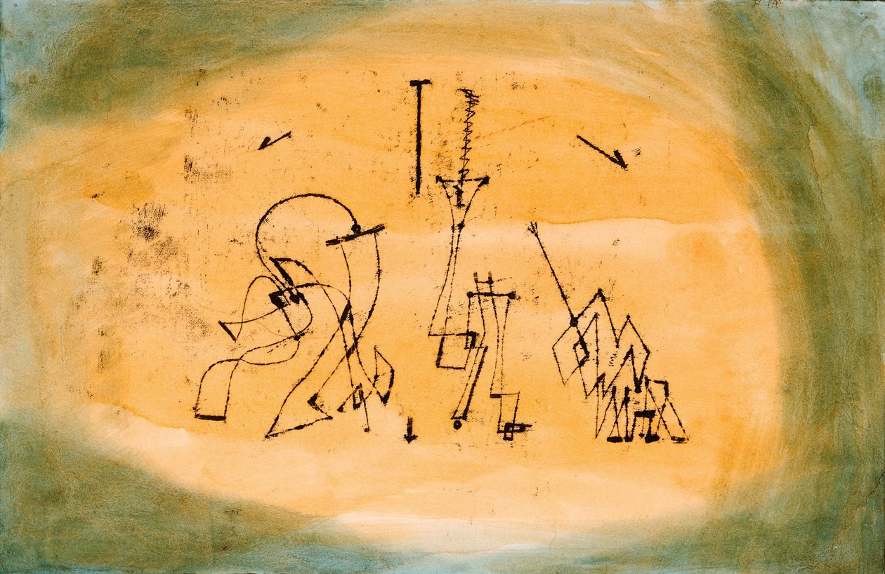 Abstract Trio, 1923 door Paul Klee