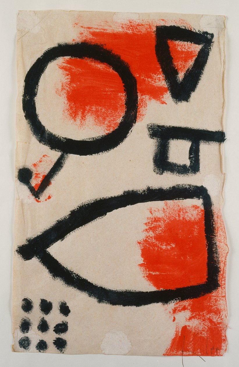 Alea Jacta (De teerling is geworpen) door Paul Klee