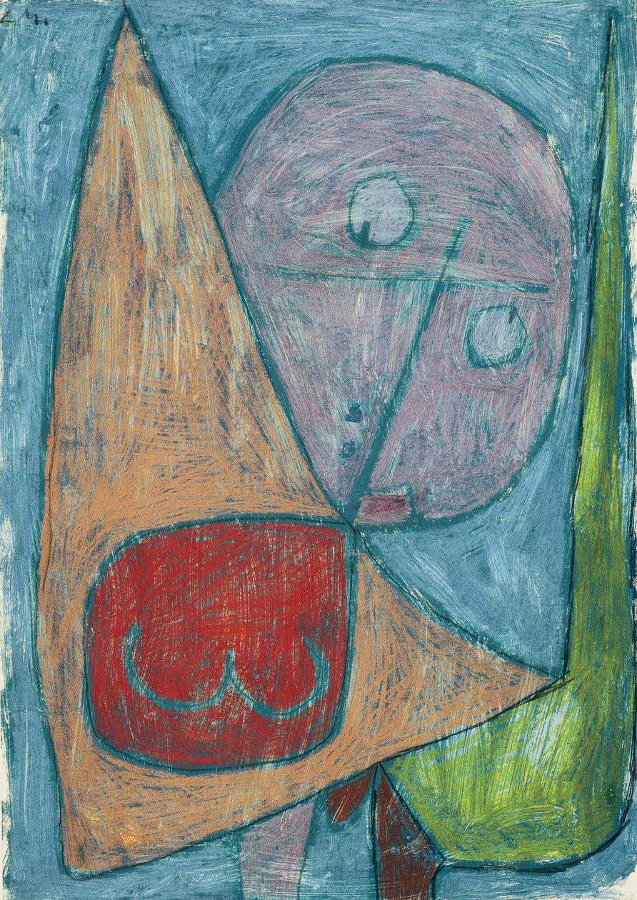 Engel, nog vrouwelijk, 1939 door Paul Klee