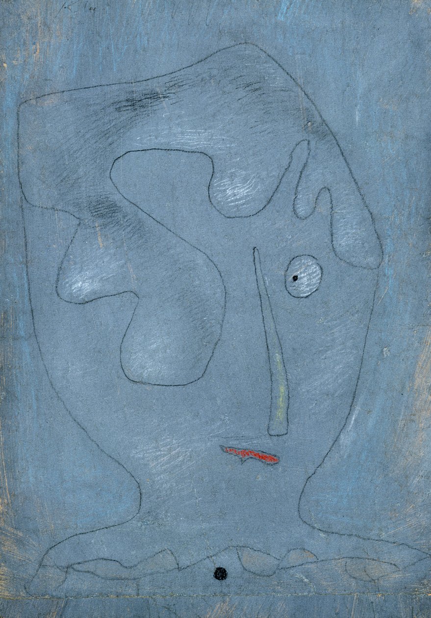 Bezorgde hinderlaag door Paul Klee