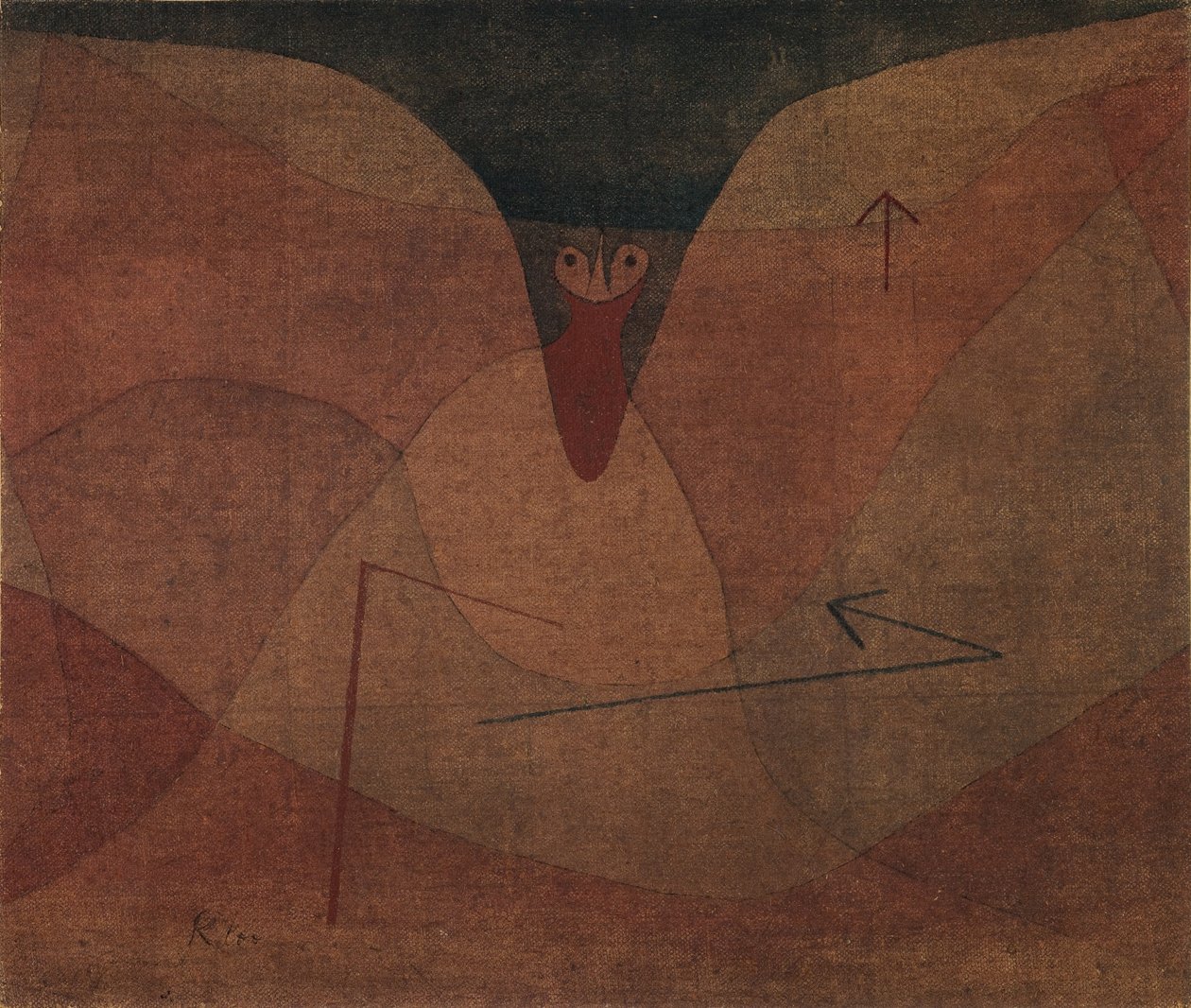 Aviatische evolutie door Paul Klee