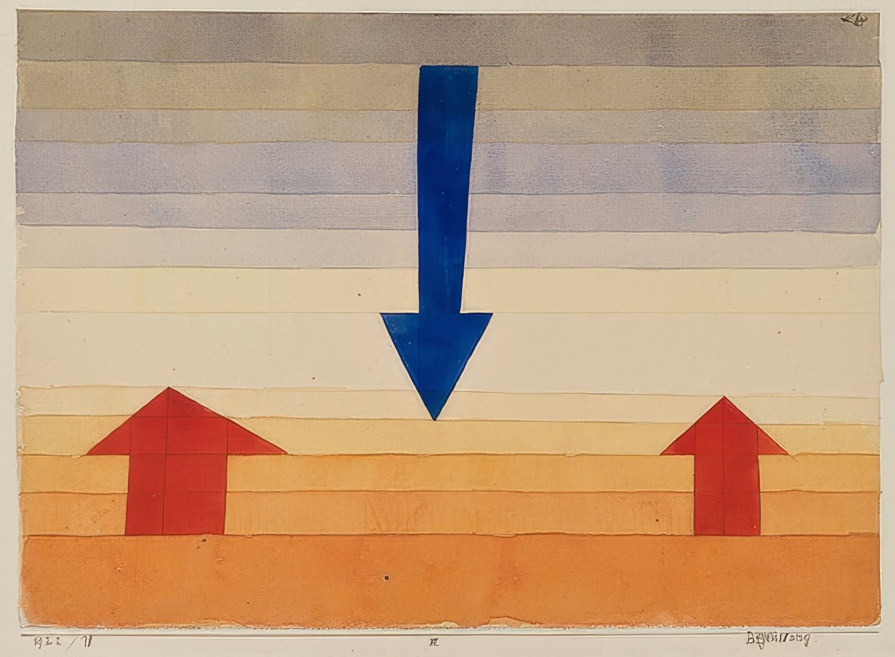 Begroeting. 1922 door Paul Klee