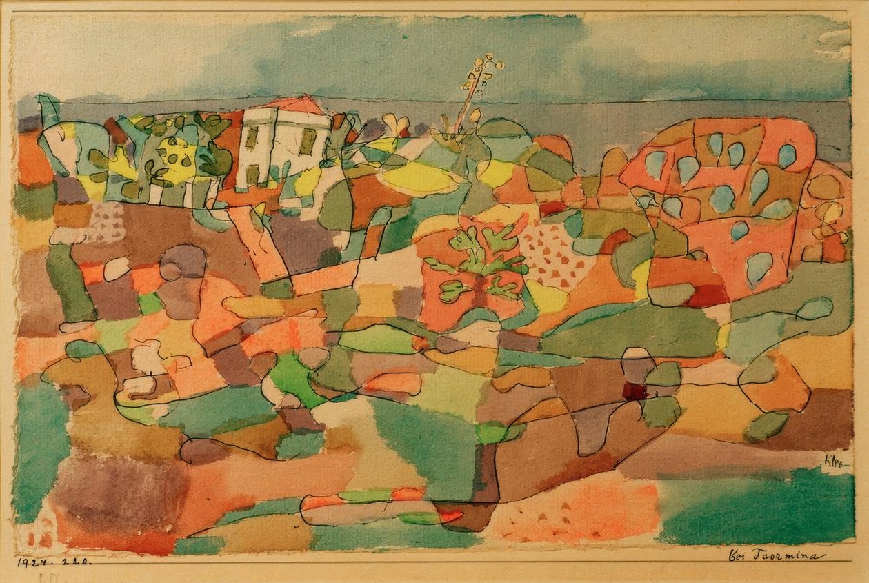 Bij Taormina door Paul Klee