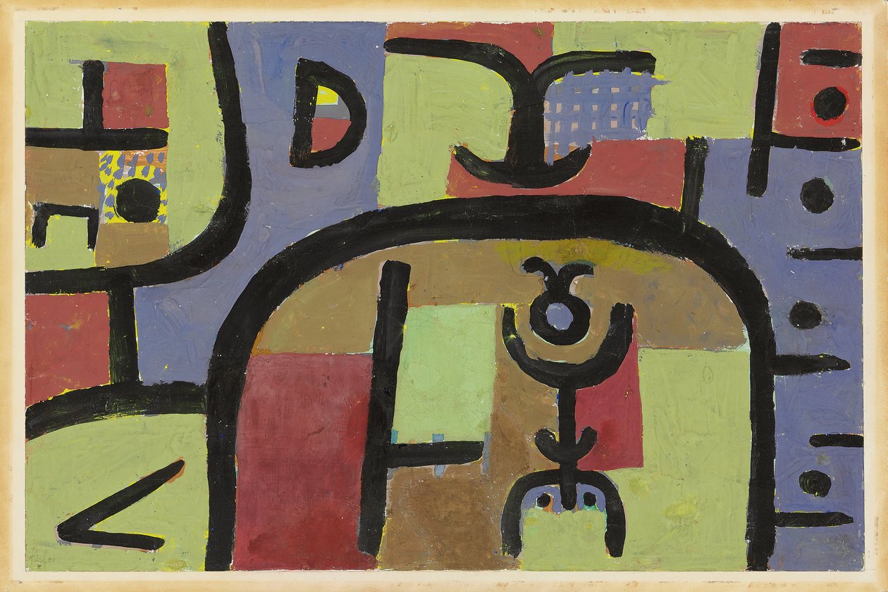 Naast een Klein Manneke door Paul Klee