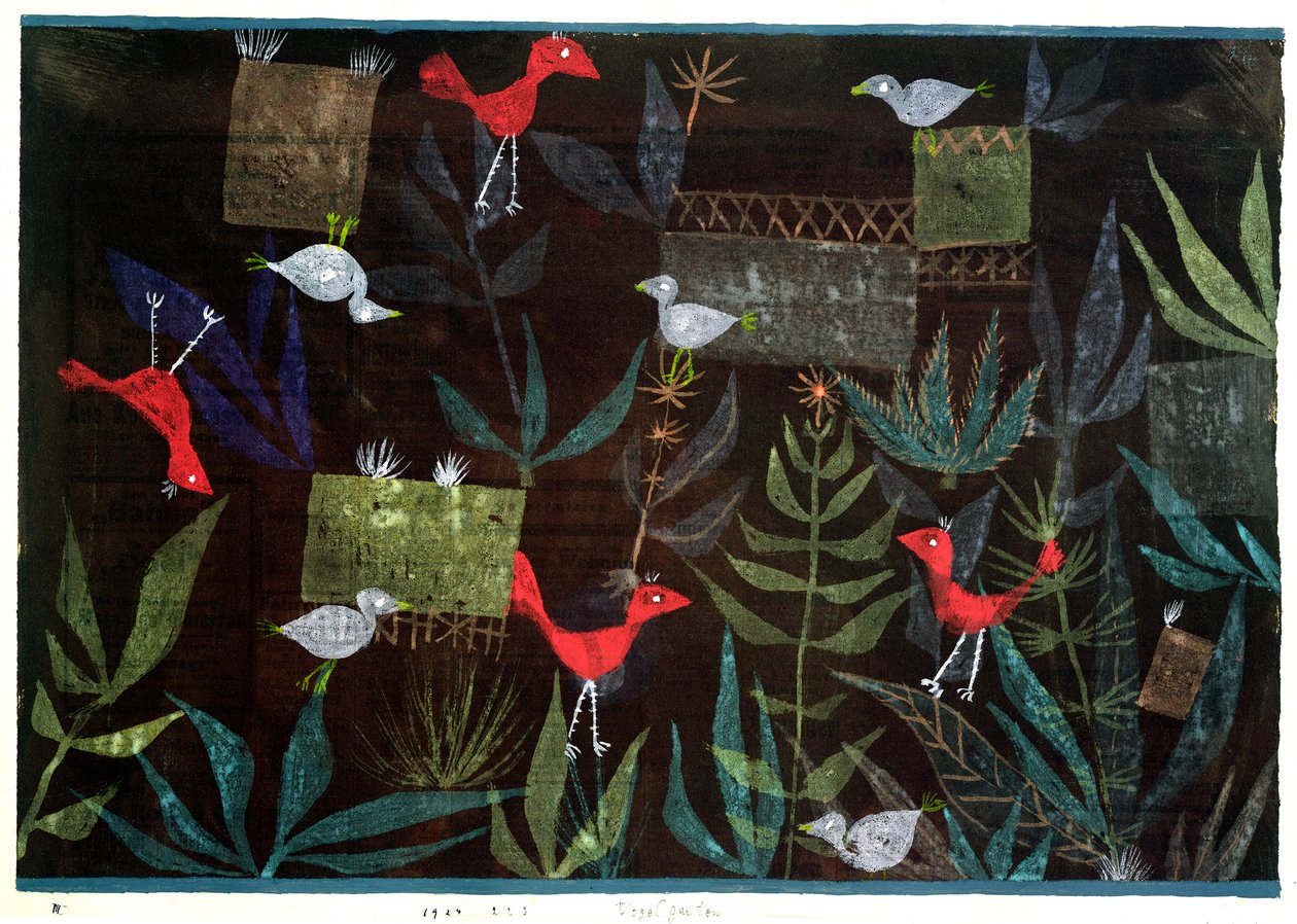 Vogeltuin door Paul Klee