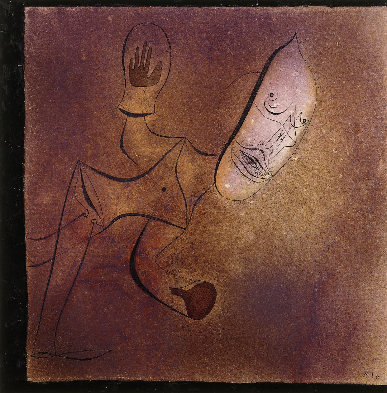 Brutale Pierrot door Paul Klee