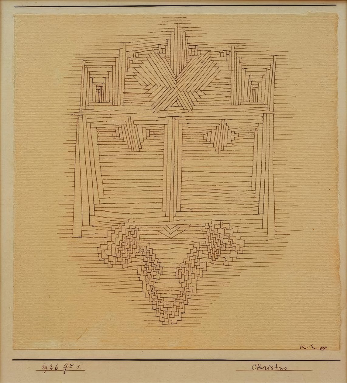 Christus door Paul Klee