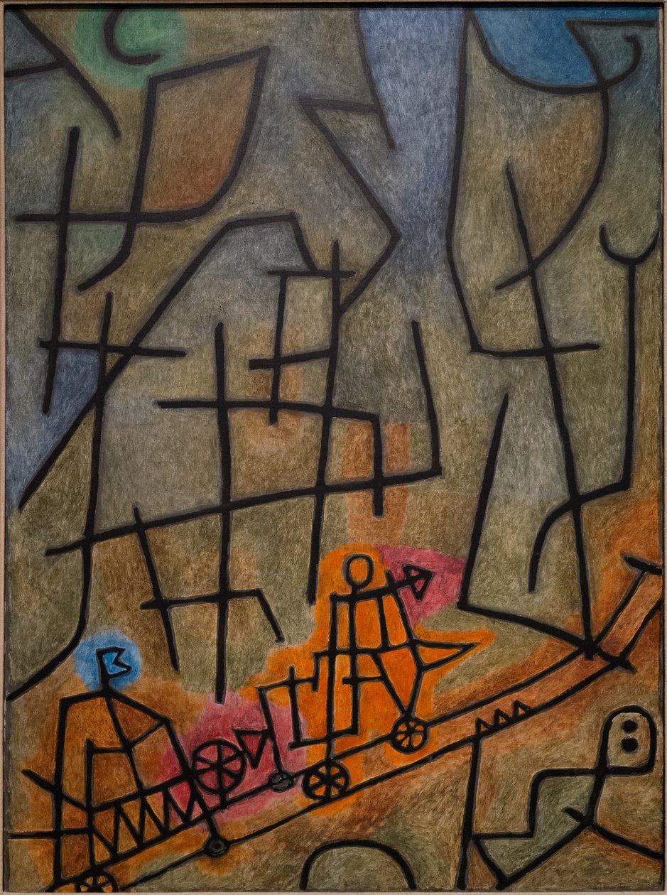 Verovering van de berg door Paul Klee