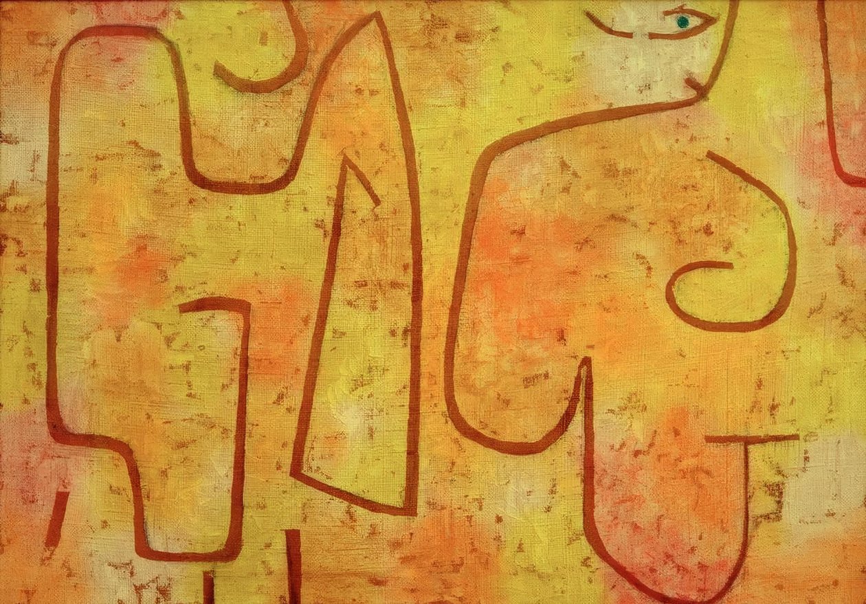 Dame en mode door Paul Klee