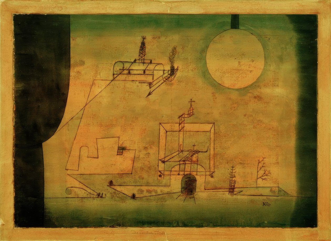 De poort naar Hades door Paul Klee
