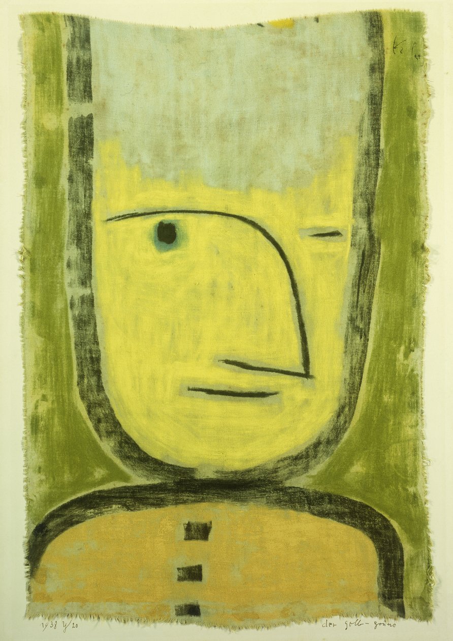 De Geel-Groene door Paul Klee