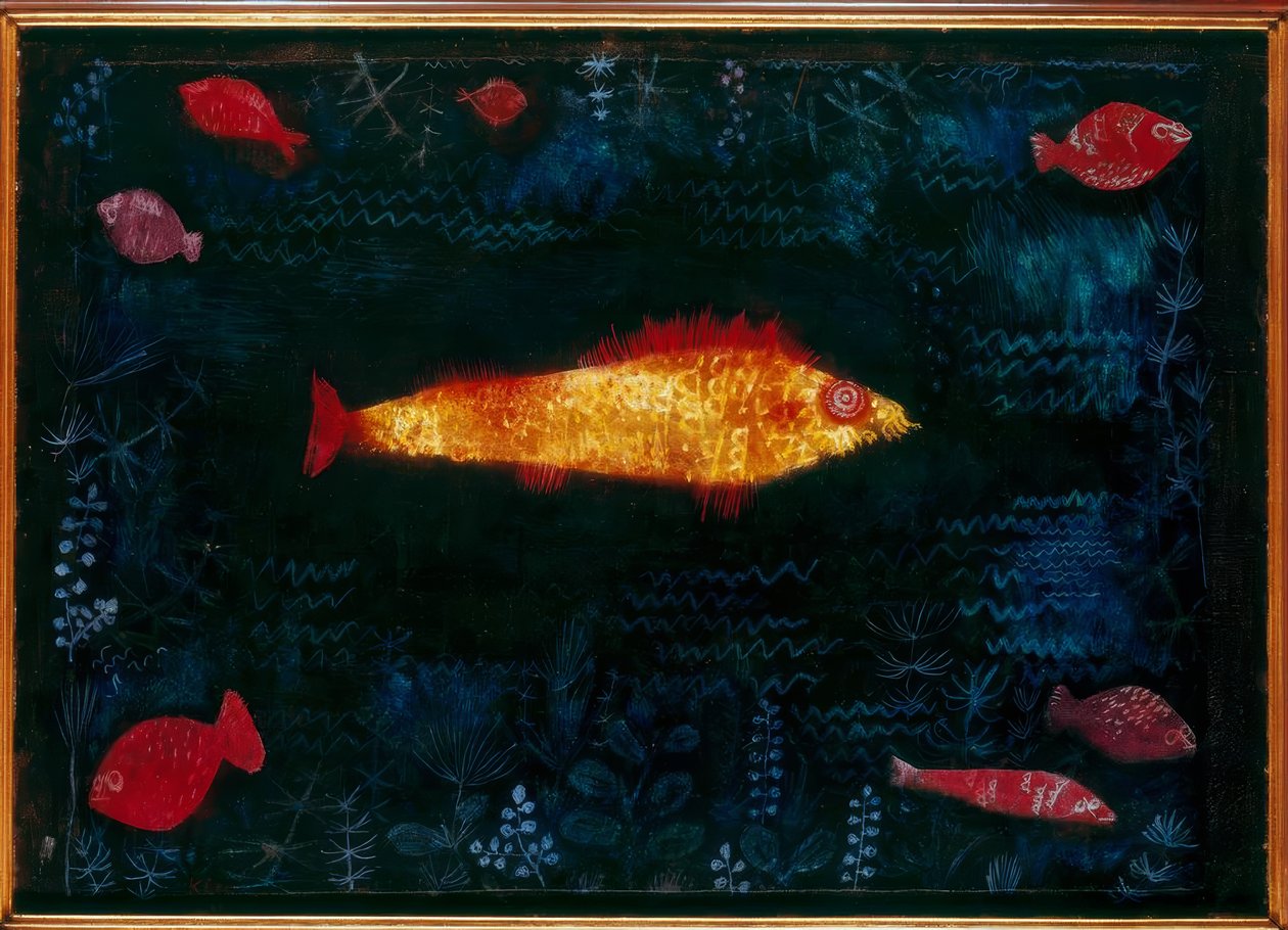 De gouden vis door Paul Klee