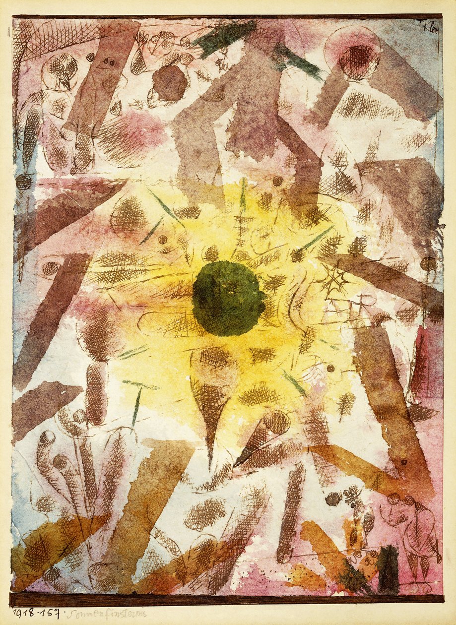 Zonsverduistering door Paul Klee