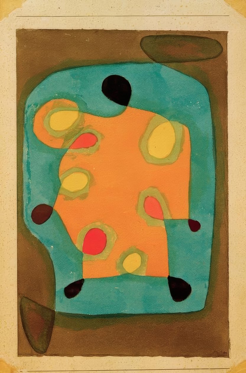 Ontwerp voor een mantel door Paul Klee
