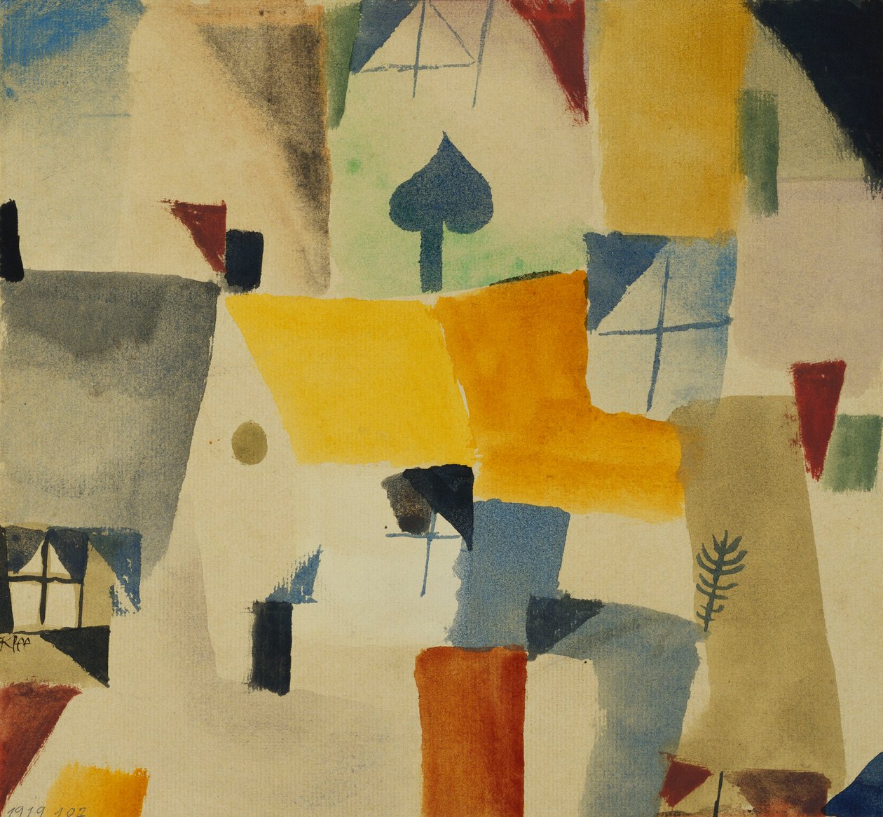 Venster door Paul Klee