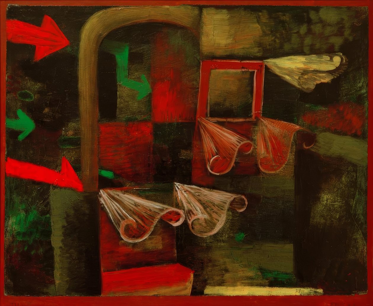 Vuurwind door Paul Klee