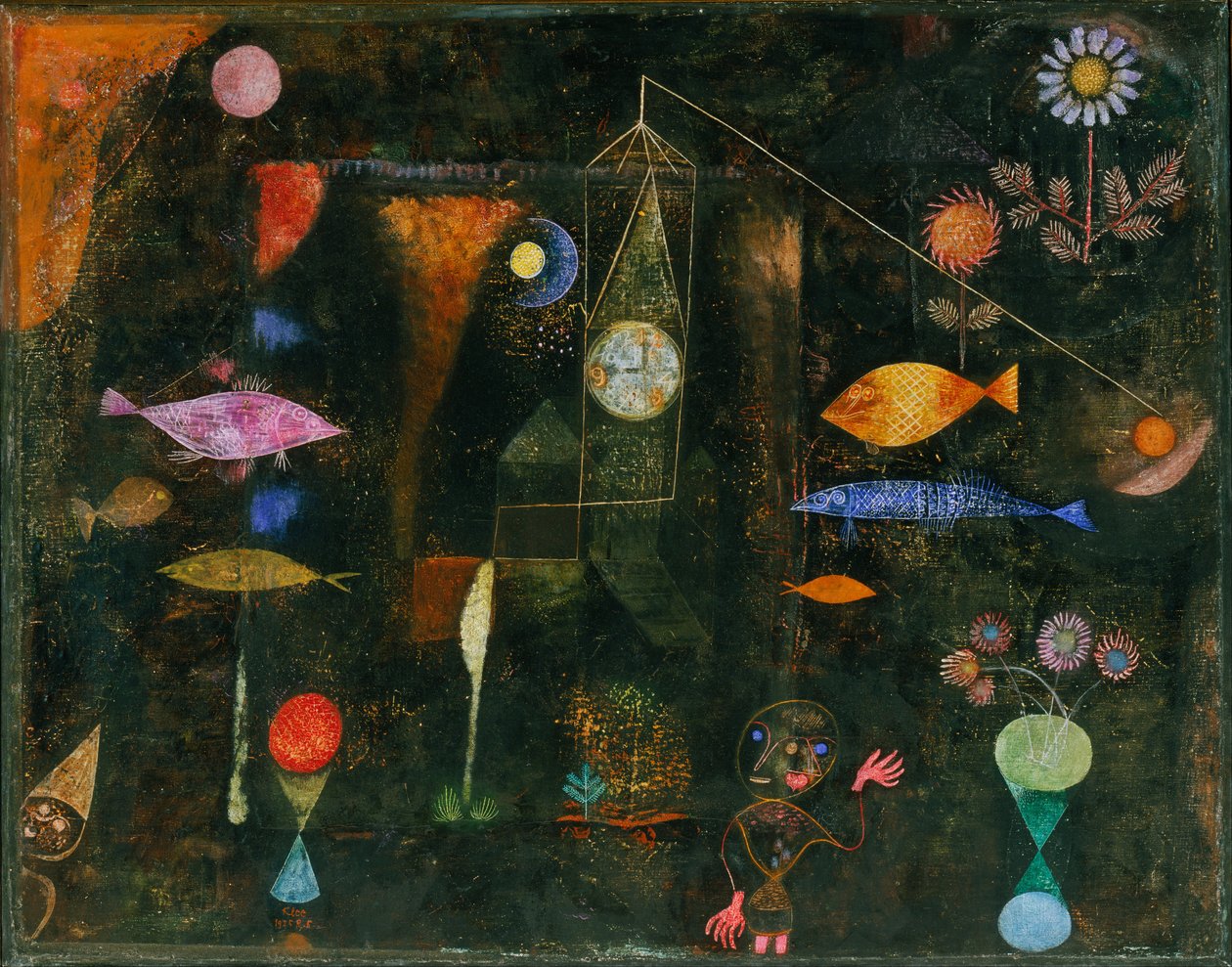 Vissenmagie door Paul Klee