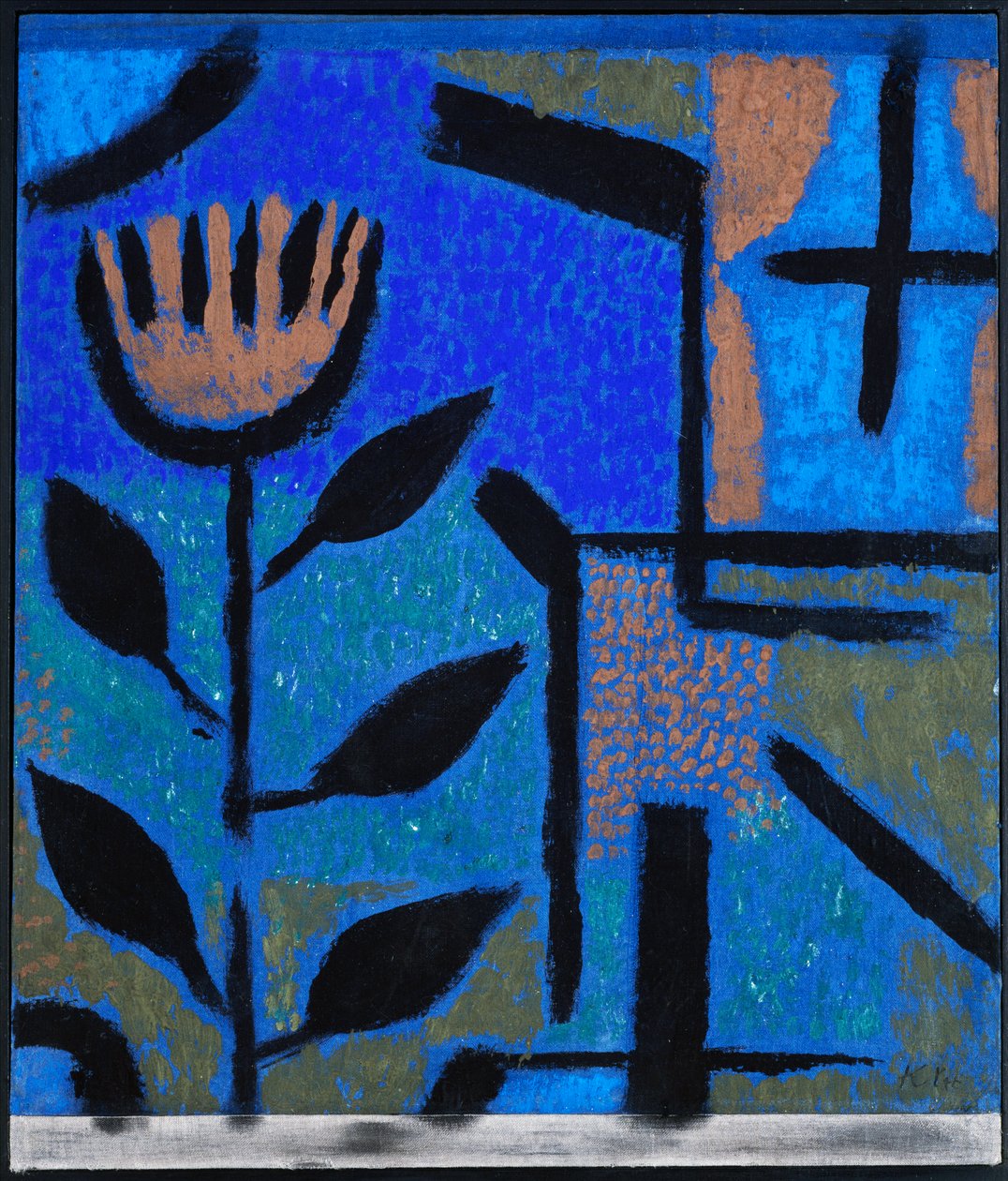 Fleur de nuit (1938) door Paul Klee
