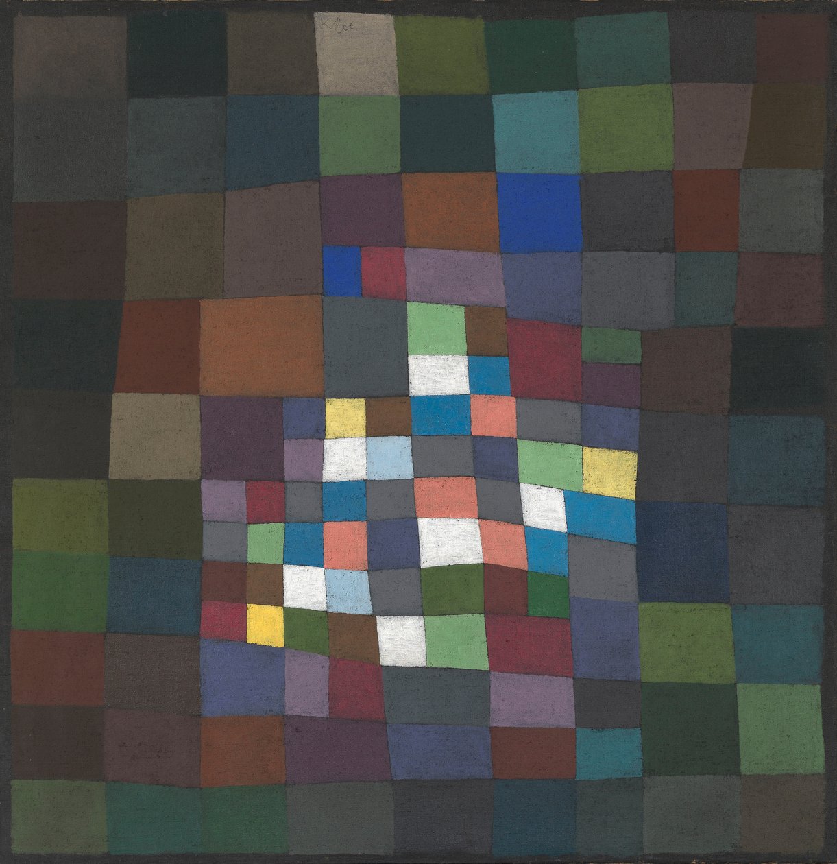 Bloeiend door Paul Klee