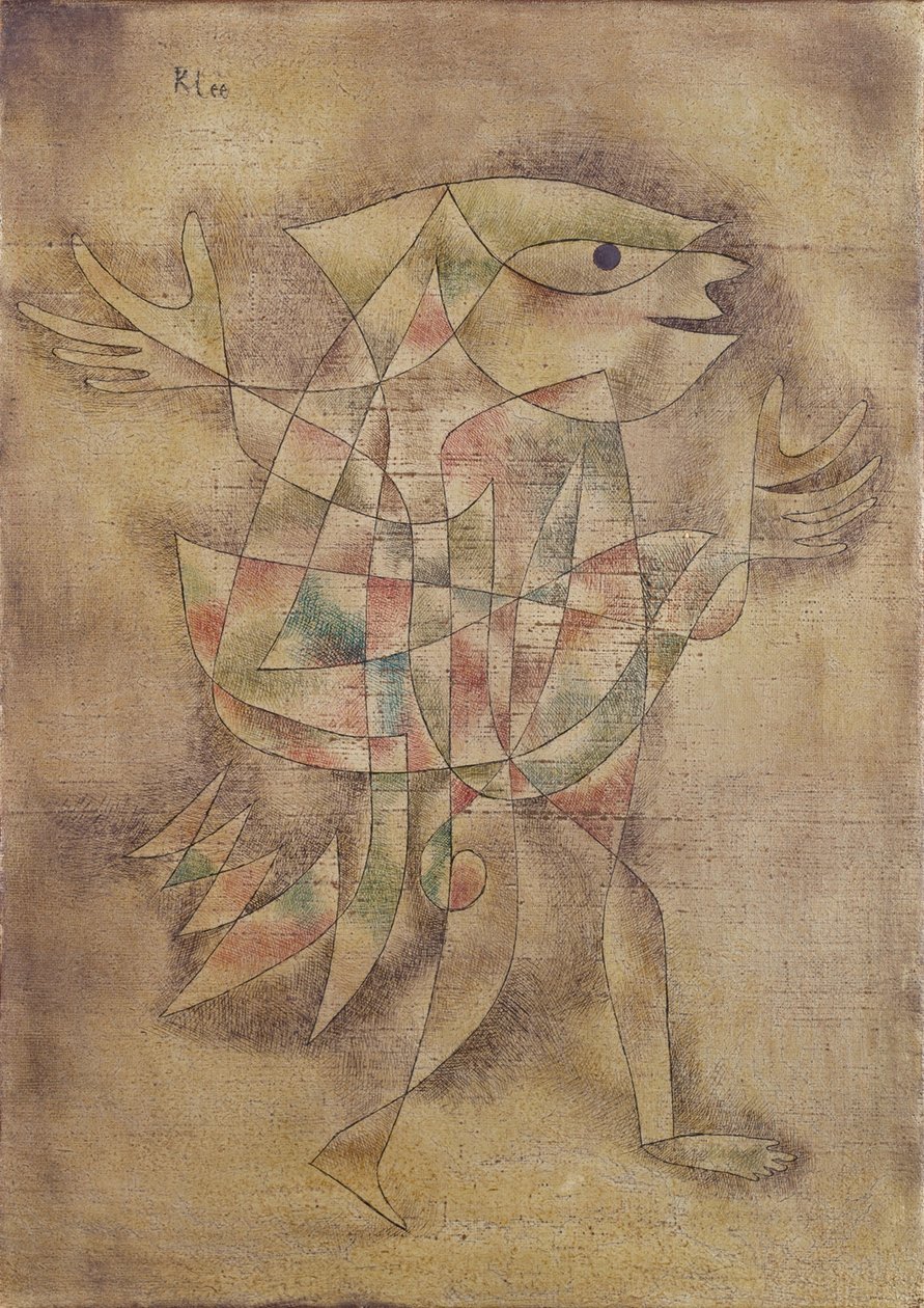 Narr in trance, 1929 door Paul Klee