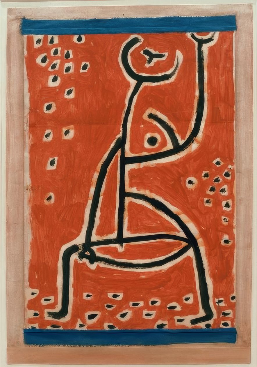 Juffrouw van de Sport door Paul Klee