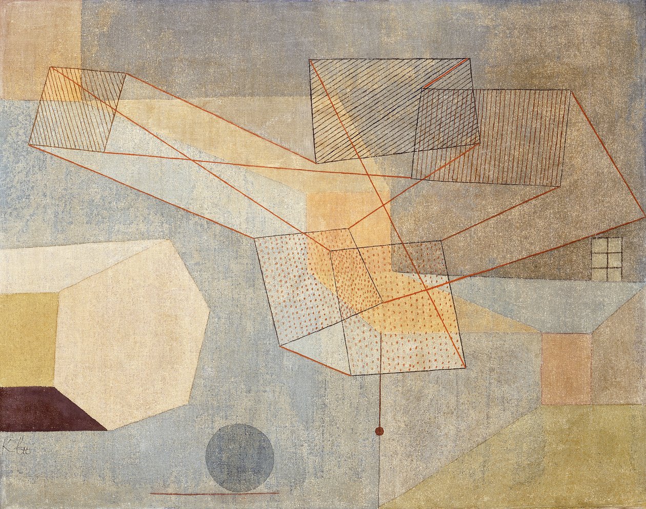 Glijdend door Paul Klee