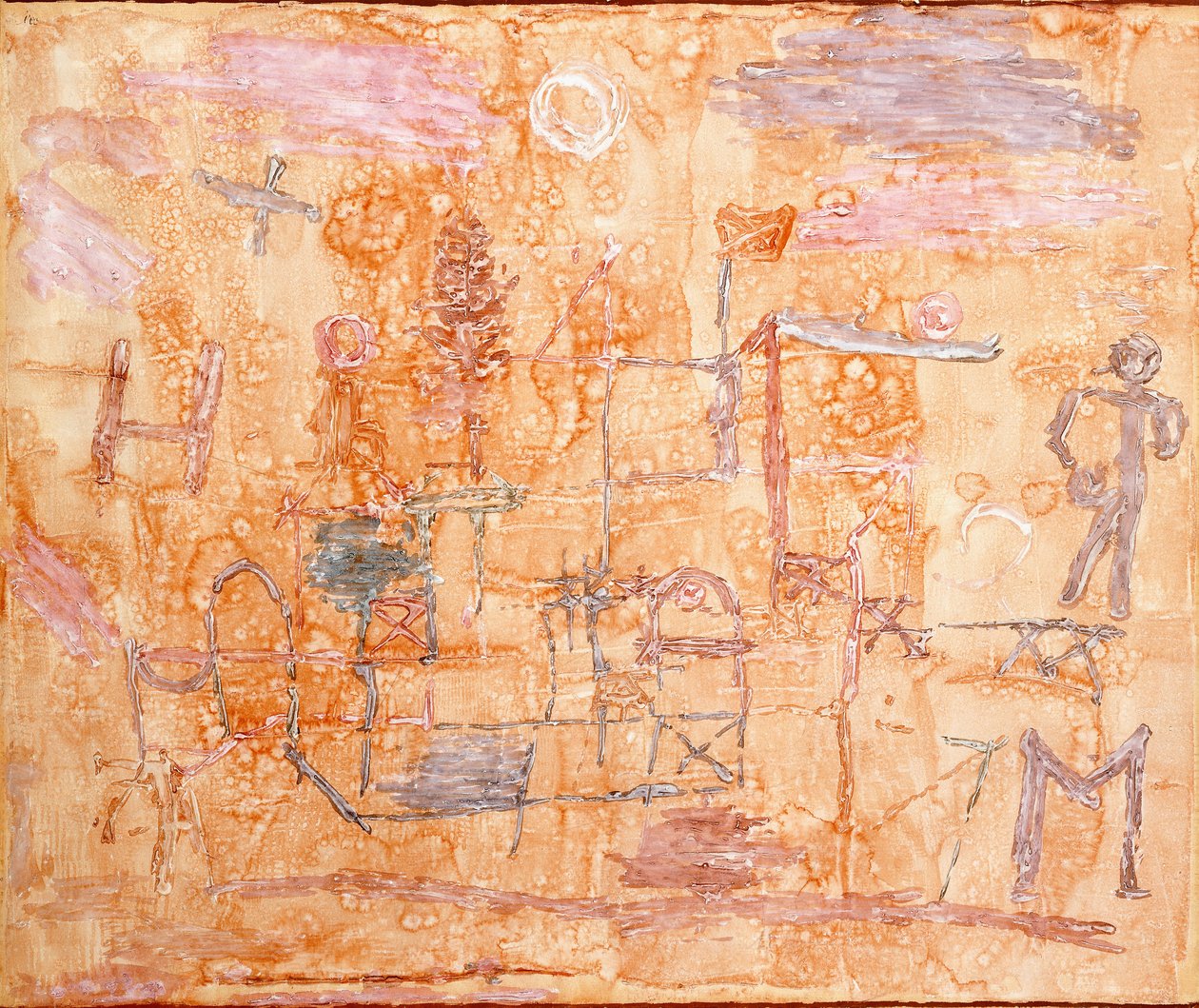 H M Idyll door Paul Klee