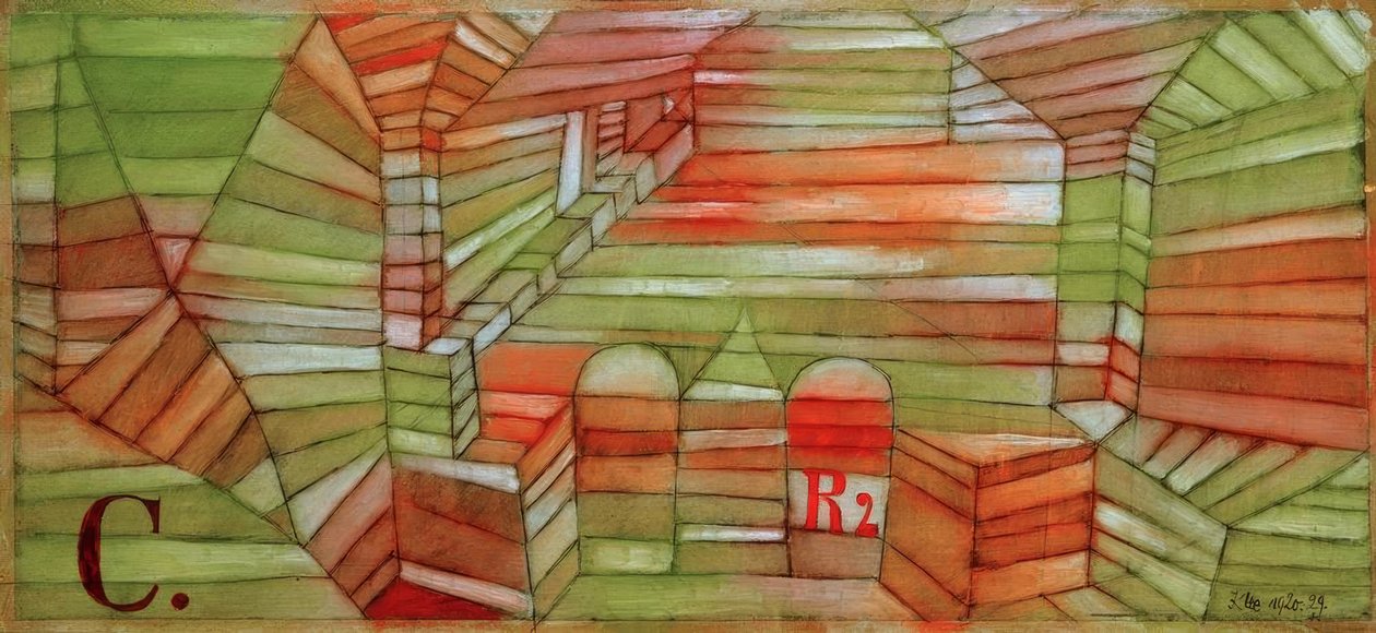 Hal C ingang R 2 door Paul Klee