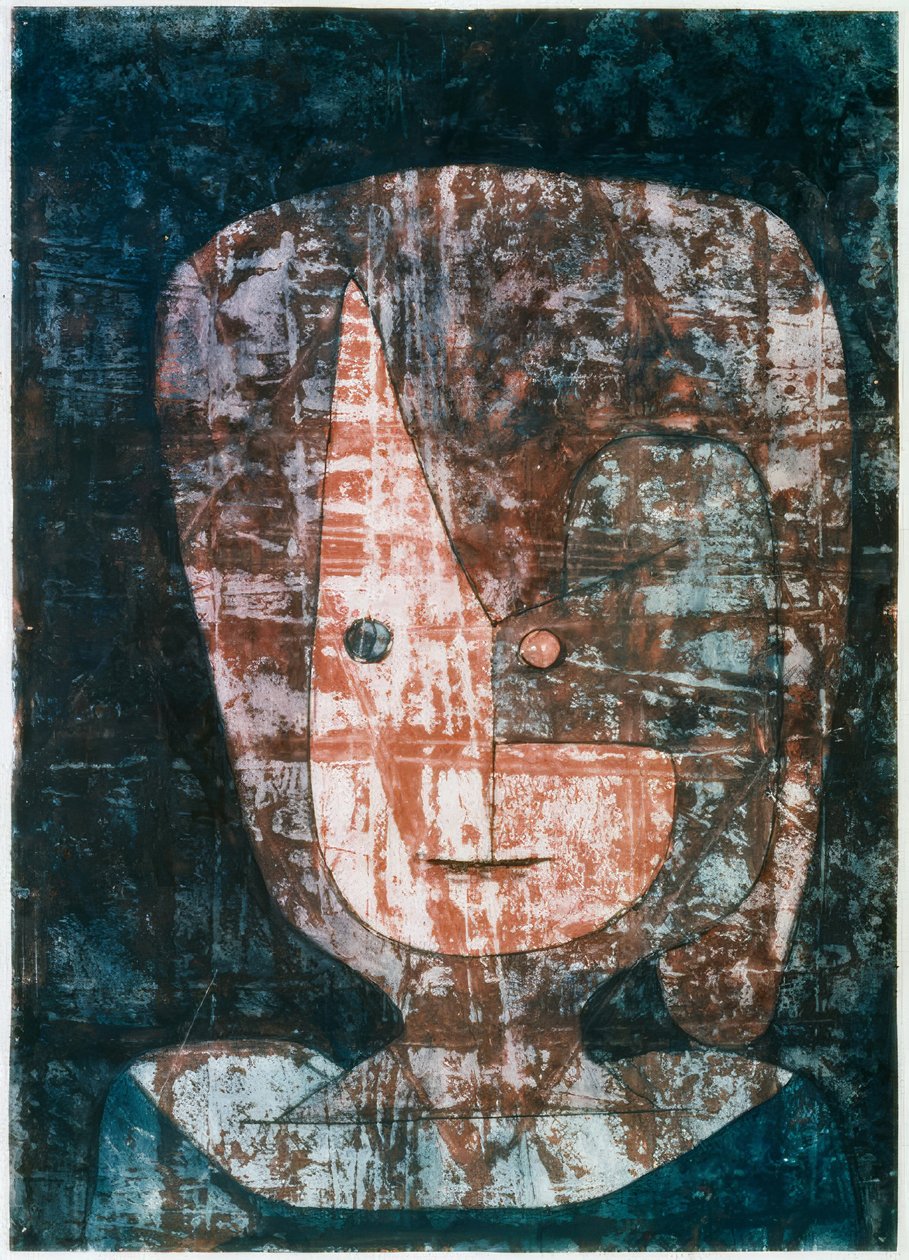 Heiligen, vanuit een raam door Paul Klee