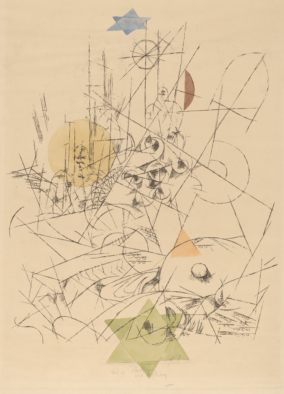 Hoop en Vernietiging door Paul Klee