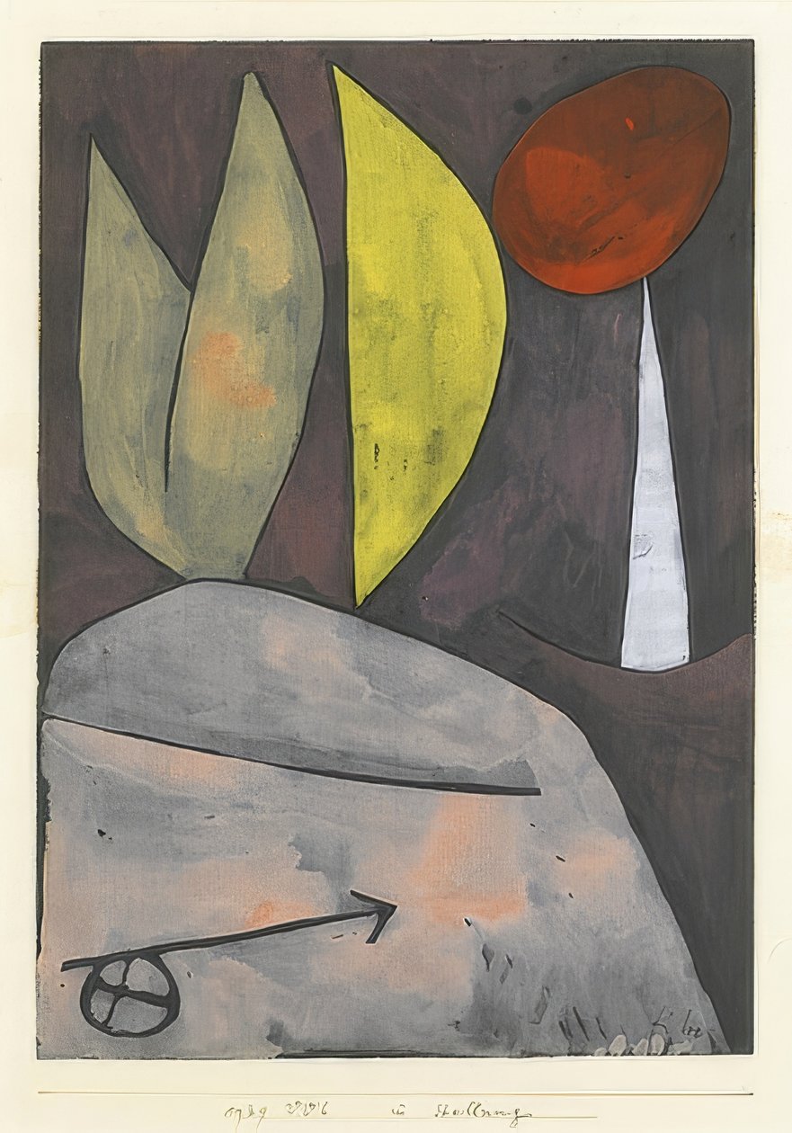 In positie. 1939 door Paul Klee