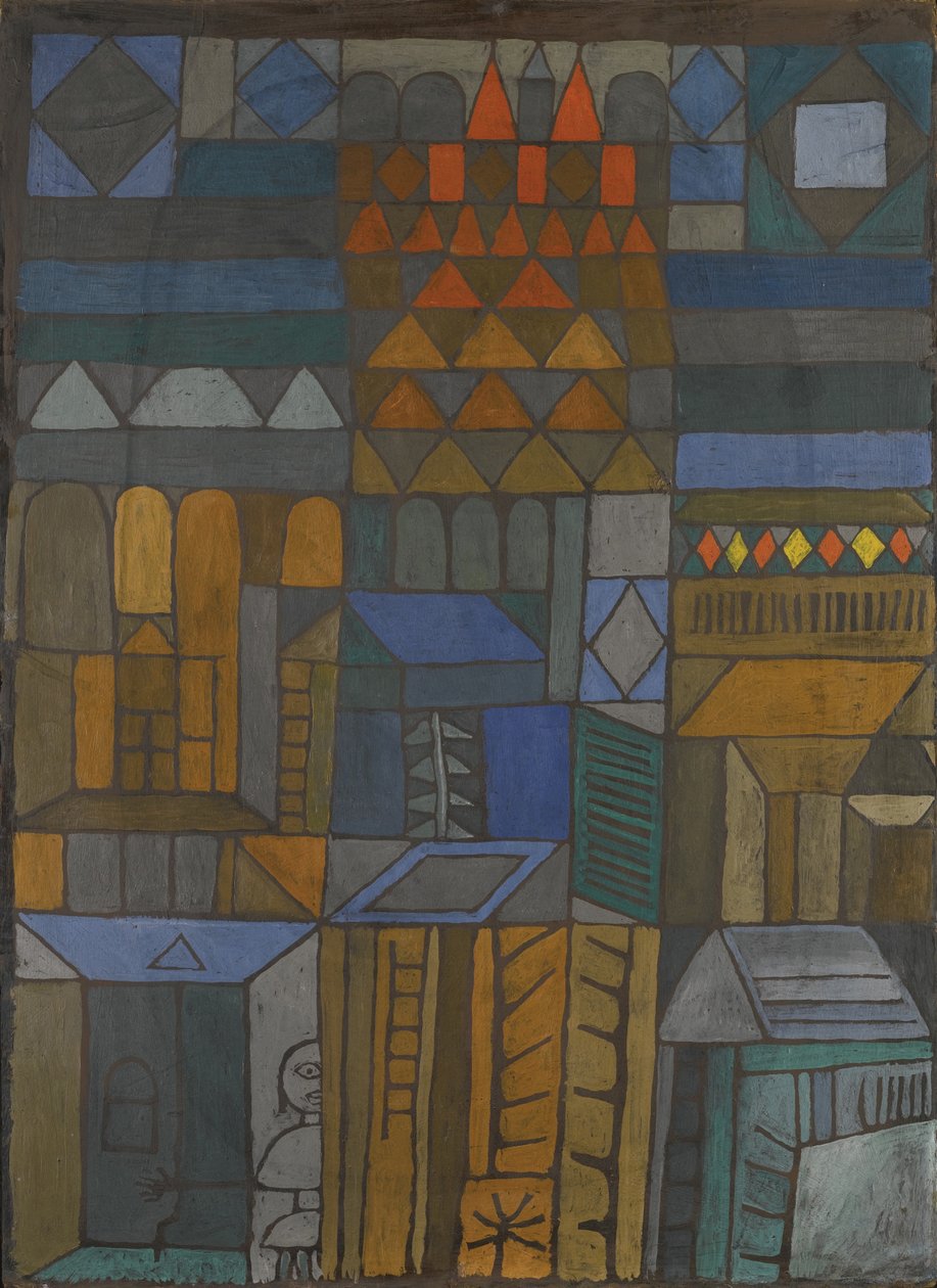 Oprukkende Koelte, 1937 door Paul Klee